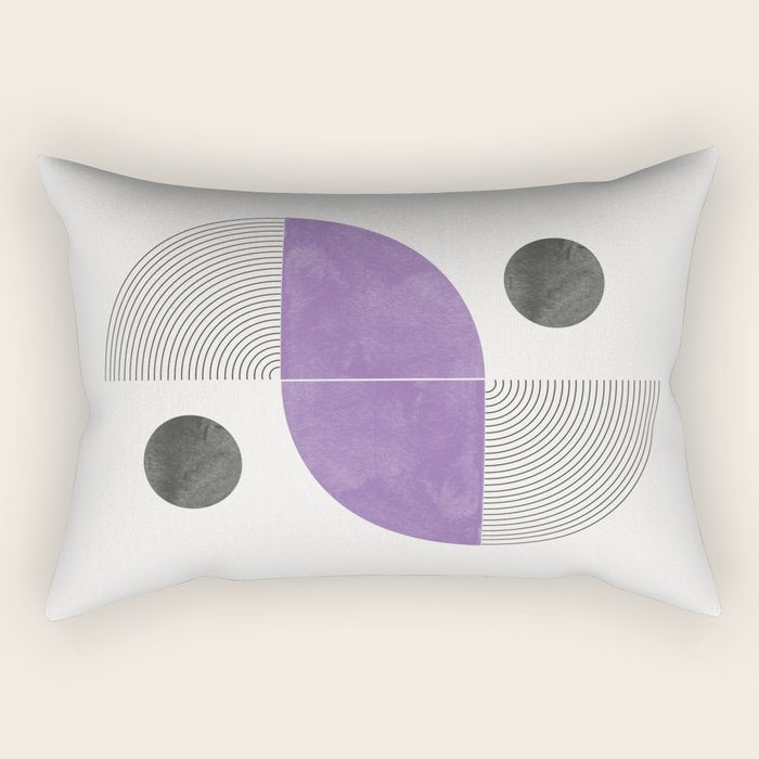Geometric Shape 03 Rectangular Pillow Gallery Image 1