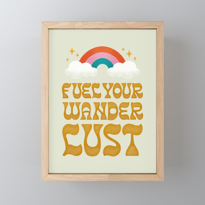Fuel Your Wanderlust Mini Art Print Gallery Image 1