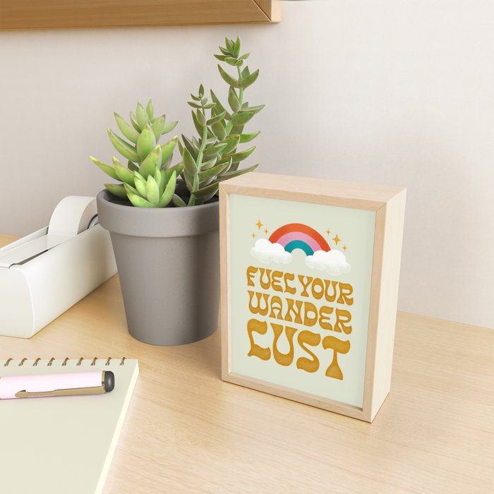 Fuel Your Wanderlust Mini Art Print Gallery Image 2