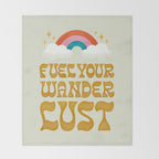 Fuel Your Wanderlust Throw Blanket Gallery Image 2