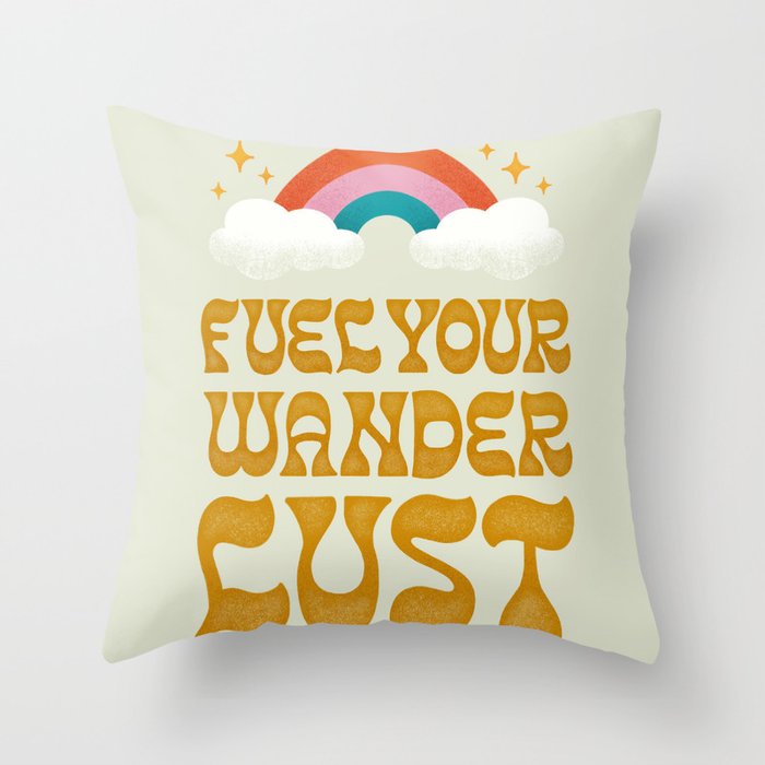 Fuel Your Wanderlust Throw Pillow Gallery Image 6