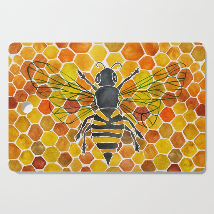 Bee & Honeycomb Cutting Board Gallery Image 1