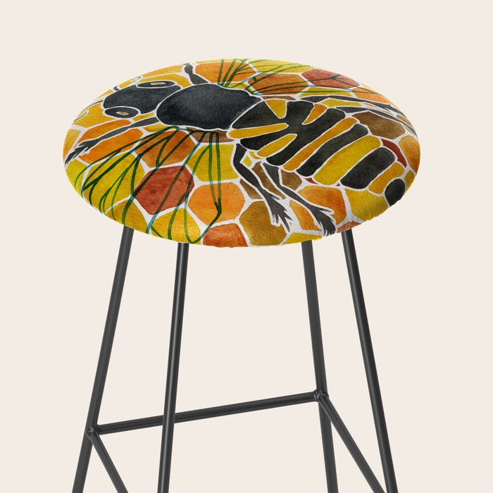 Bee & Honeycomb Stool Gallery Image 2