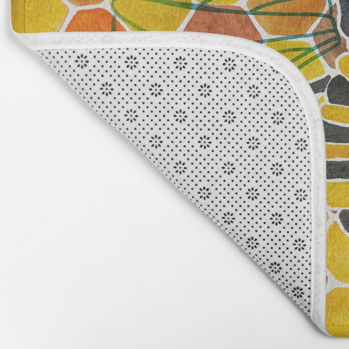 Bee & Honeycomb Bath Mat Gallery Image 2