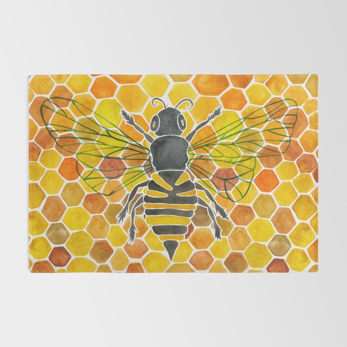 Bee & Honeycomb Rug Gallery Image 2