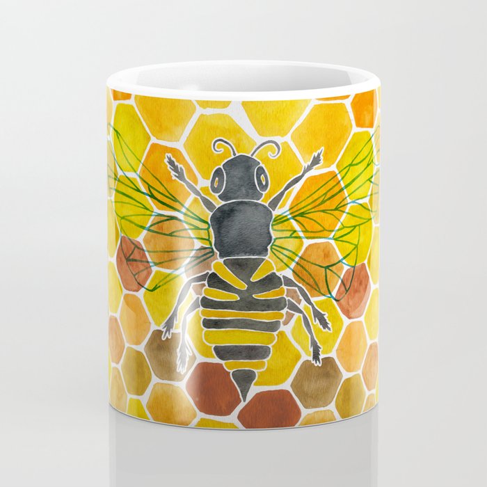 Bee & Honeycomb Coffee Mug Gallery Image 4