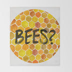 BEES? Throw Blanket Gallery Image 2