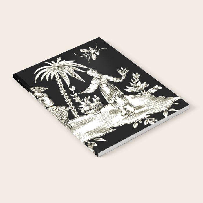 Black & White Chinoiserie Notebook Gallery Image 2