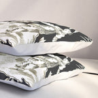 Black & White Chinoiserie Pillow Sham Gallery Image 3