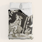 Black & White Chinoiserie Comforter Gallery Image 6