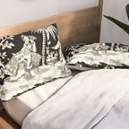 Black & White Chinoiserie Pillow Sham Gallery Image 2