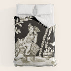 Black & White Chinoiserie Duvet Cover Gallery Image 6