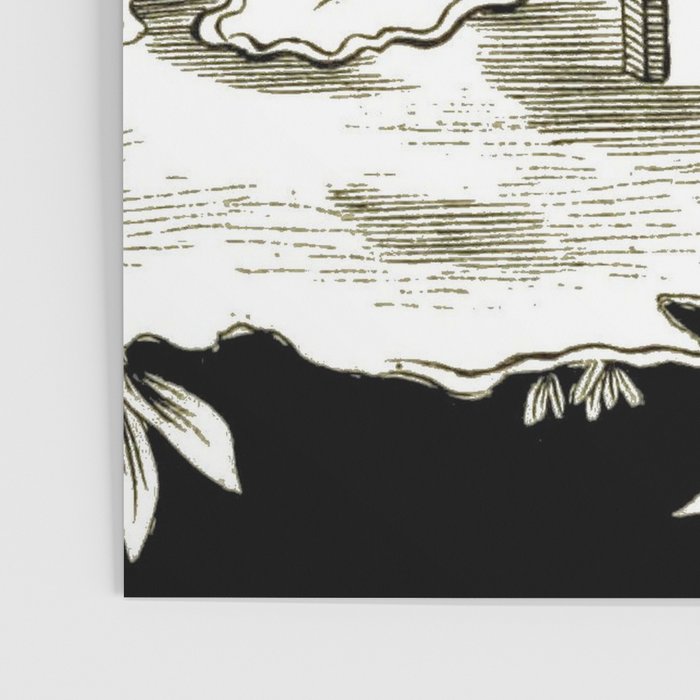 Black & White Chinoiserie Poster Gallery Image 3