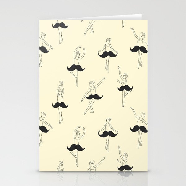 The Ballet of Mustache Stationery Card Gallery Image 1