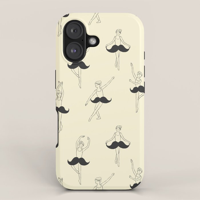 The Ballet of Mustache iPhone Case Gallery Image 1