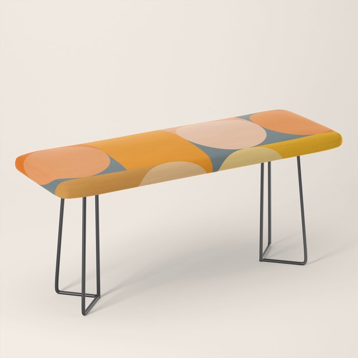 Modern Geometric 87A Bench Gallery Image 1