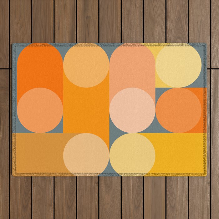 Modern Geometric 87A Outdoor Rug Gallery Image 1