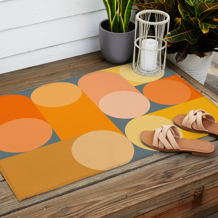 Modern Geometric 87A Outdoor Rug Gallery Image 2