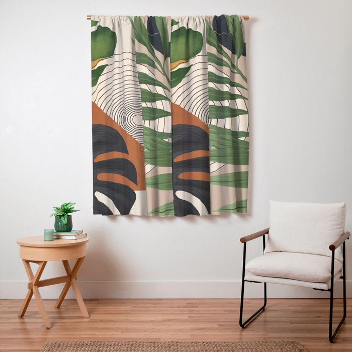 Nature Geometry XV Window Curtain Gallery Image 3
