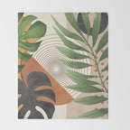 Nature Geometry XV Throw Blanket Gallery Image 2