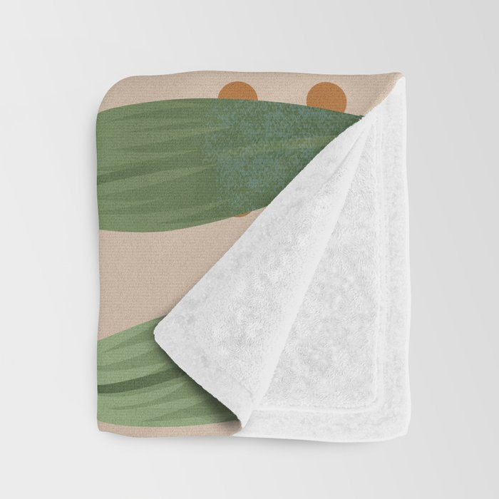 Nature Geometry XV Throw Blanket Gallery Image 3