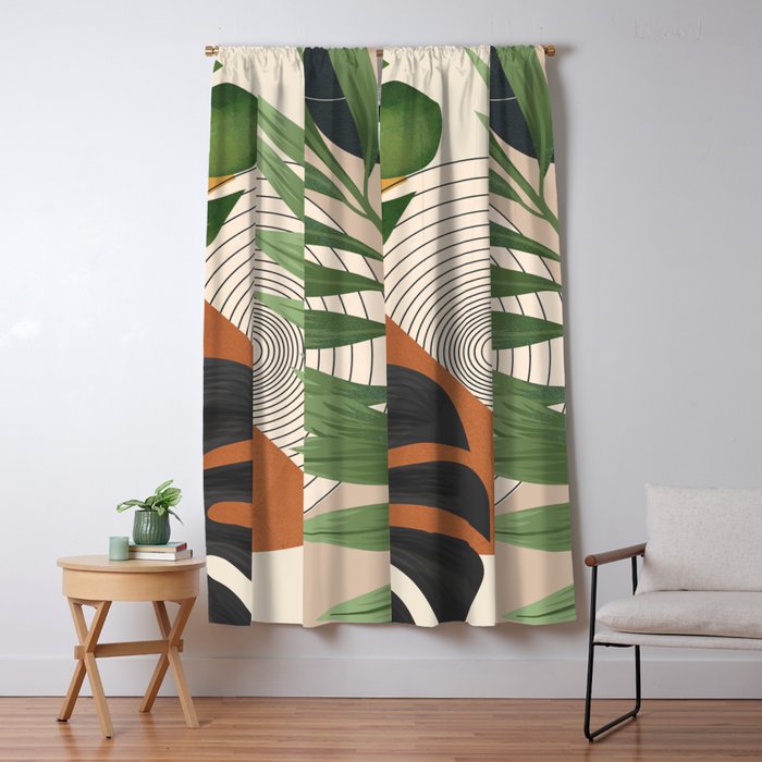 Nature Geometry XV Window Curtain Gallery Image 1