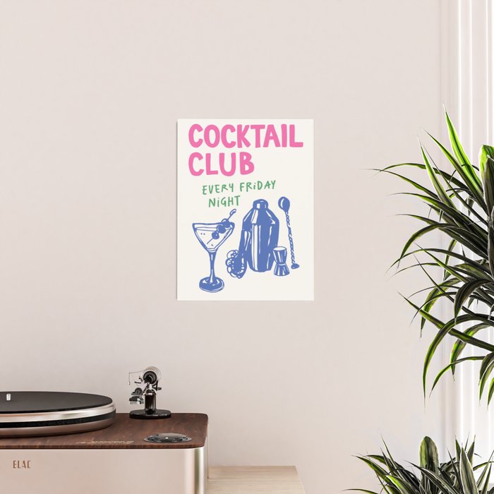 Cocktail Club Poster Gallery Image 2