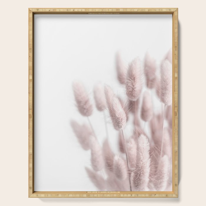 Pink Bunny Tails Serving Tray Gallery Image 1