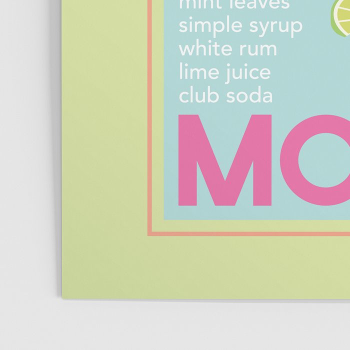 Mojito Cocktail Poster Gallery Image 3