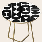 Mid Century Modern Geometric 04 Black Side Table Gallery Image 2