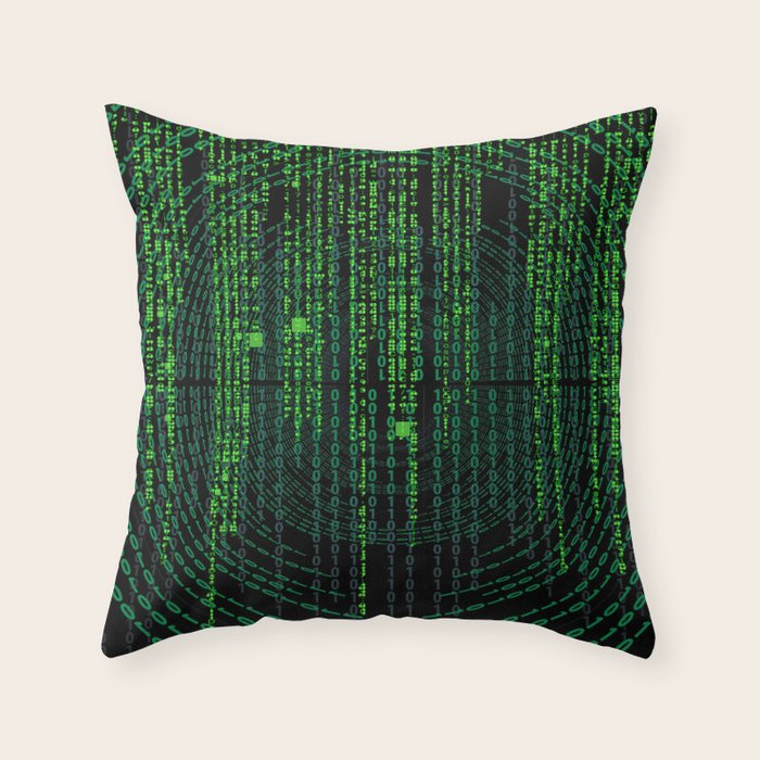 Matrix (1) Throw Pillow Gallery Image 6