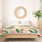 Whimsical Spring Floral  Duvet Cover Gallery Image 3