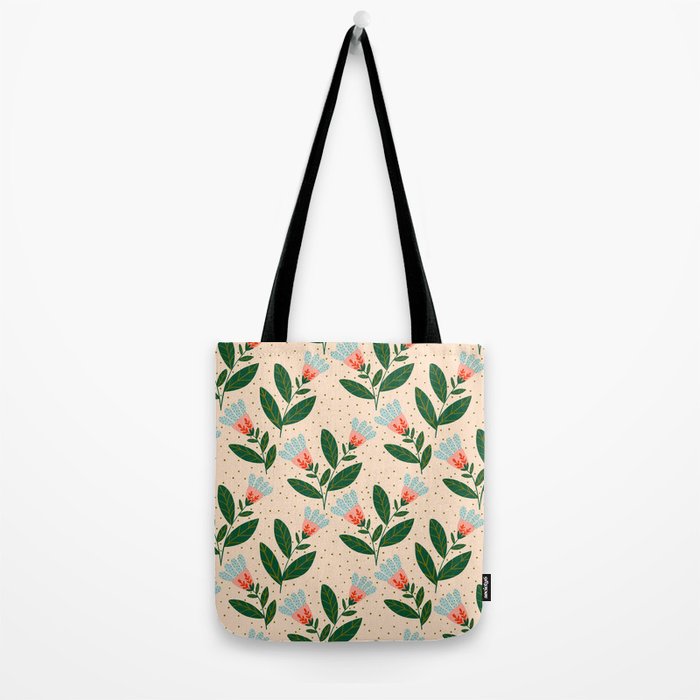 Whimsical Spring Floral  Tote Bag Gallery Image 2