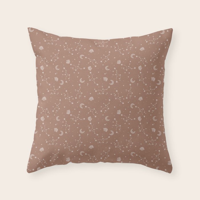 Virgo Constellation Throw Pillow Gallery Image 1