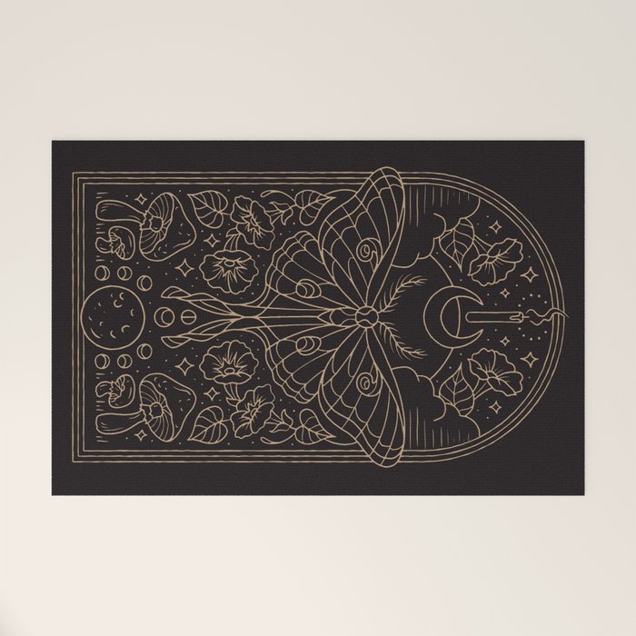 Moon Moth Welcome Mat Gallery Image 1