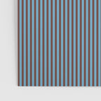 Narrow Stripes Vertical Pattern in Eclectic Brown and Blue Poster Gallery Image 3