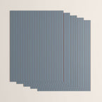 Narrow Stripes Vertical Pattern in Eclectic Brown and Blue Wrapping Paper Gallery Image 3