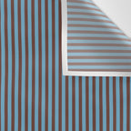 Narrow Stripes Vertical Pattern in Eclectic Brown and Blue Wall Tapestry Gallery Image 3