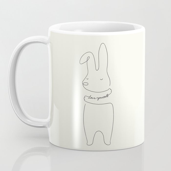 Love Yourself - Bunny Coffee Mug Gallery Image 3