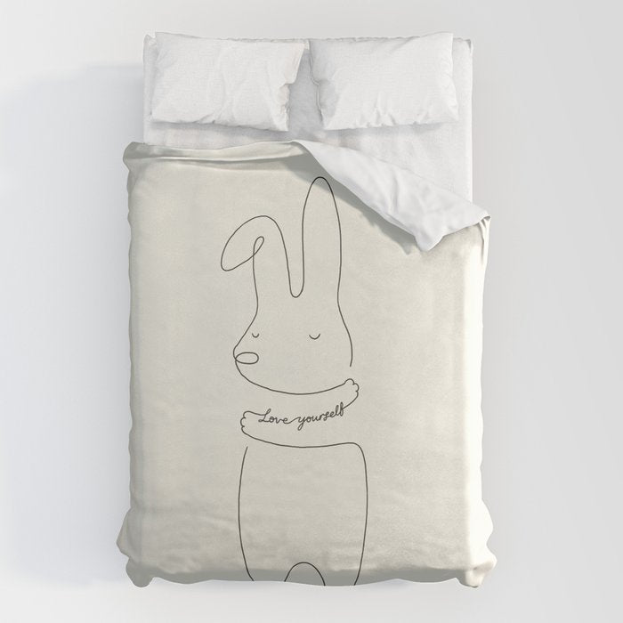 Love Yourself - Bunny Duvet Cover Gallery Image 6
