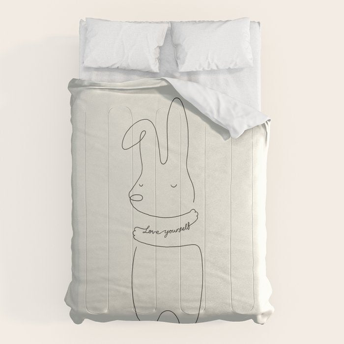 Love Yourself - Bunny Comforter Gallery Image 6
