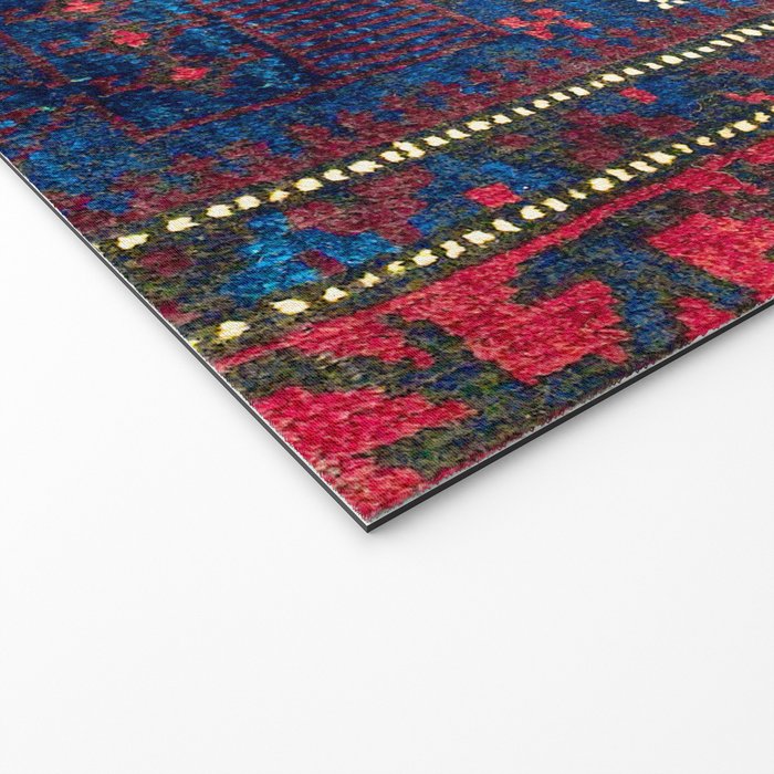 Baluch Khorasan Northeast Persian Bag Face Print With Birds Welcome Mat Gallery Image 2
