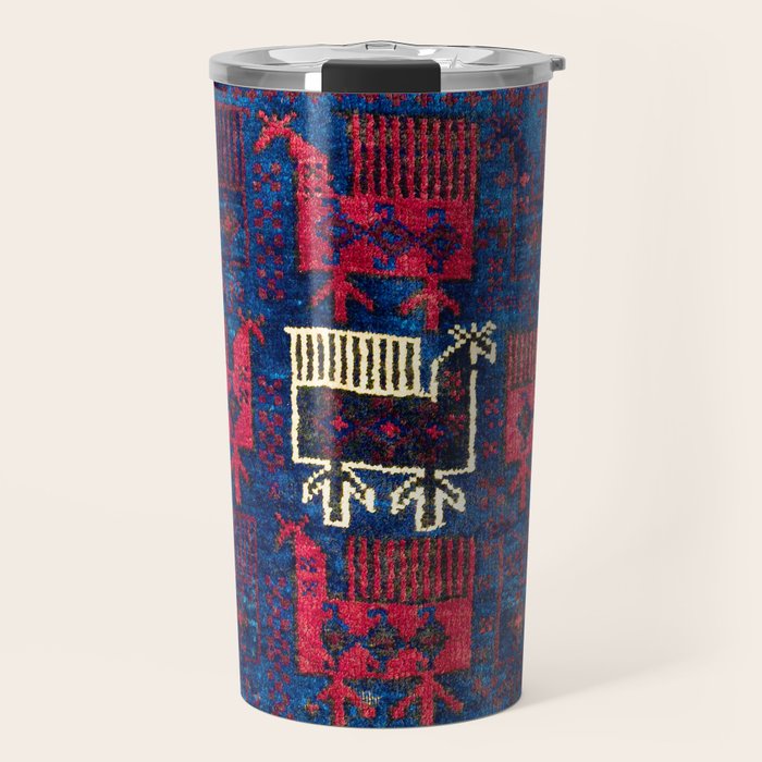 Baluch Khorasan Northeast Persian Bag Face Print With Birds Travel Mug Gallery Image 1