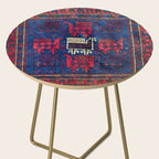 Baluch Khorasan Northeast Persian Bag Face Print With Birds Side Table Gallery Image 2