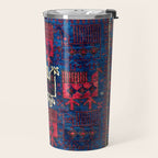 Baluch Khorasan Northeast Persian Bag Face Print With Birds Travel Mug Gallery Image 2
