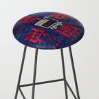 Baluch Khorasan Northeast Persian Bag Face Print With Birds Stool Gallery Image 2