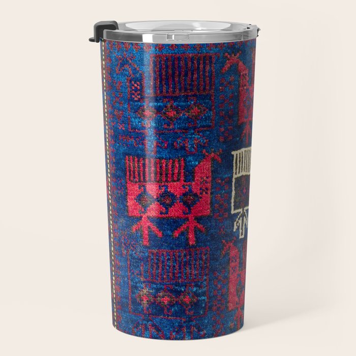 Baluch Khorasan Northeast Persian Bag Face Print With Birds Travel Mug Gallery Image 3