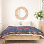 Baluch Khorasan Northeast Persian Bag Face Print With Birds Duvet Cover Gallery Image 3