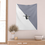 Diver (grey) Wall Tapestry Gallery Image 2