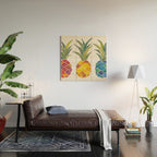 Pineapples Wood Wall Art Gallery Image 2